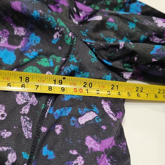 Laura Ashley women's jacket multicolored  art splatter print full zip  sz.L (d7) - Picture 6 of 9